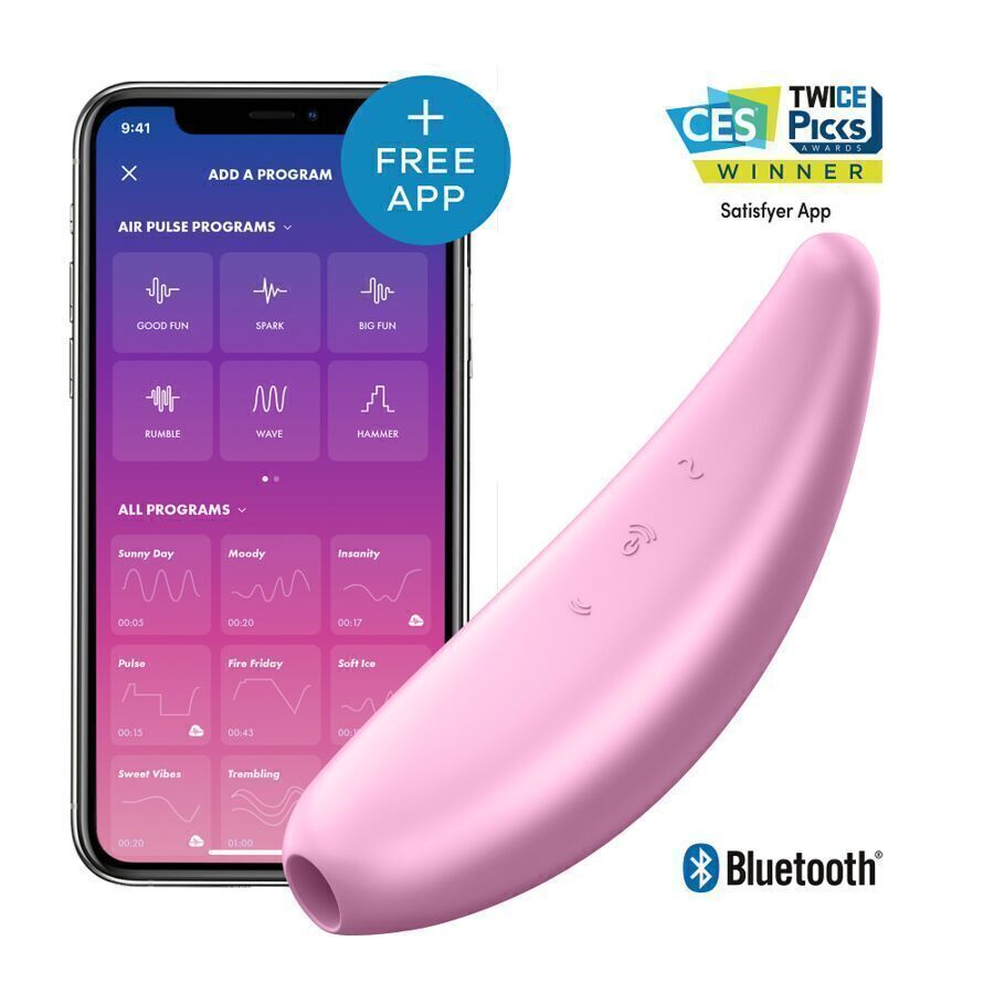 Stimolatore Satisfyer Curvy3 + Rosa