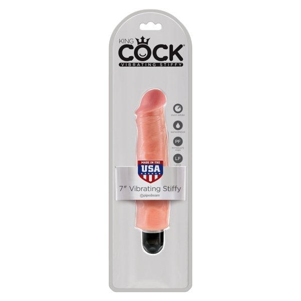 King Cock 7 Inch Vibrator Stiffy